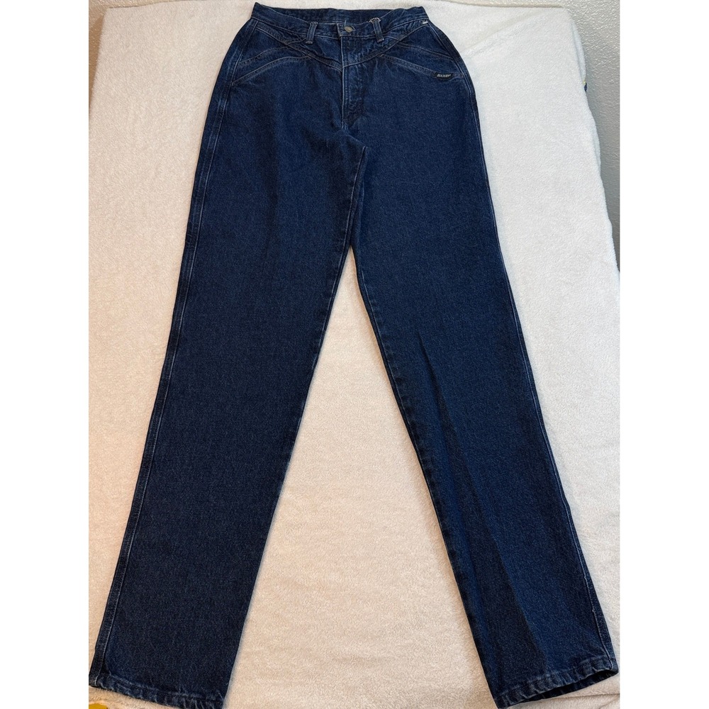Vintage Rockies Dangerous Curves High Waisted Western Jeans Dark Wash 25x34 NWT